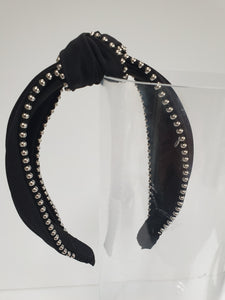 Knot Headband with studded beads