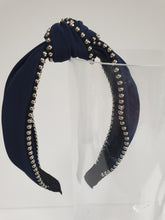 Load image into Gallery viewer, Knot Headband with studded beads