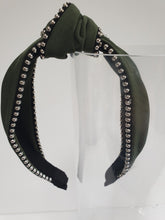 Load image into Gallery viewer, Knot Headband with studded beads