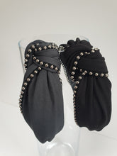 Load image into Gallery viewer, Knot Headband with studded beads