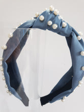 Load image into Gallery viewer, Matt Satin with Pearls