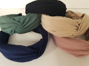 Twist top headband