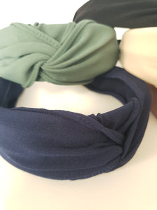 Twist top headband