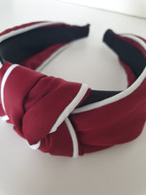 Load image into Gallery viewer, White Piping Knot Headband