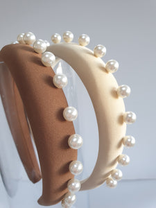 Studs & Pearls Padded Headband