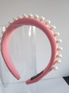 Studs & Pearls Padded Headband