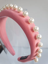 Load image into Gallery viewer, Studs &amp; Pearls Padded Headband