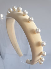 Load image into Gallery viewer, Studs &amp; Pearls Padded Headband