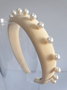 Studs & Pearls Padded Headband