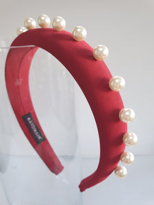 Studs & Pearls Padded Headband