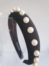 Load image into Gallery viewer, Studs &amp; Pearls Padded Headband