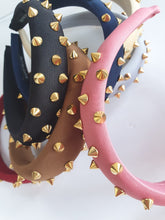 Load image into Gallery viewer, Studs &amp; Pearls Padded Headband