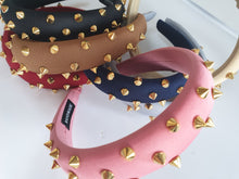 Load image into Gallery viewer, Studs &amp; Pearls Padded Headband