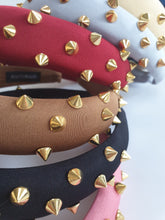 Load image into Gallery viewer, Studs &amp; Pearls Padded Headband