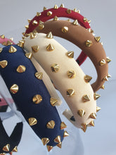 Load image into Gallery viewer, Studs &amp; Pearls Padded Headband