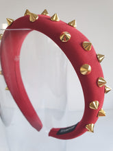 Load image into Gallery viewer, Studs &amp; Pearls Padded Headband