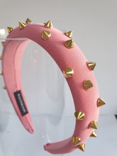 Load image into Gallery viewer, Studs &amp; Pearls Padded Headband