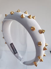 Load image into Gallery viewer, Studs &amp; Pearls Padded Headband