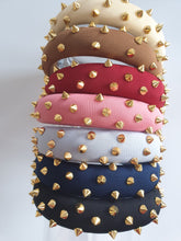 Load image into Gallery viewer, Studs &amp; Pearls Padded Headband