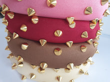 Load image into Gallery viewer, Studs &amp; Pearls Padded Headband