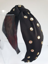Load image into Gallery viewer, Knot Headband with Rhinestones