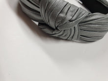 Load image into Gallery viewer, Pleated Leatherette Knot Band