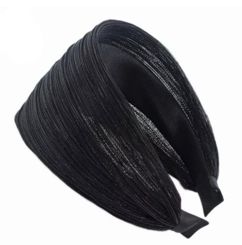 Wide Lurex Shimmer Headband