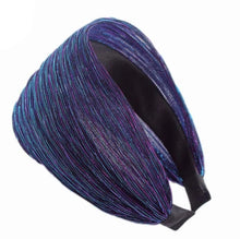 Load image into Gallery viewer, Wide Lurex Shimmer Headband