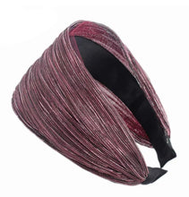 Load image into Gallery viewer, Wide Lurex Shimmer Headband