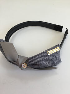 Tweed Bow Headband