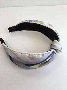 Print Headband with Piping Edge