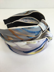 Print Headband with Piping Edge