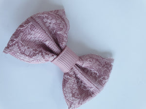 2 Inch Bow-tie Bow with lace