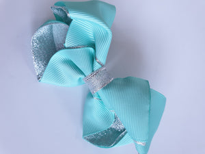 Lurex Shimmer Lined Bows 4 Inch