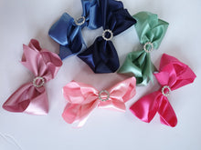 Load image into Gallery viewer, Satin Bow with Rhinestone waist