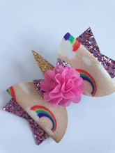Load image into Gallery viewer, Unicorn Glitter Bows