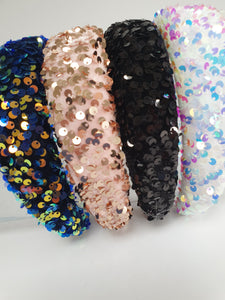 Padded Sequin Headband