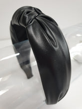 Load image into Gallery viewer, Leatherette Knot Headband