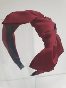 Side Bow Satin Headband