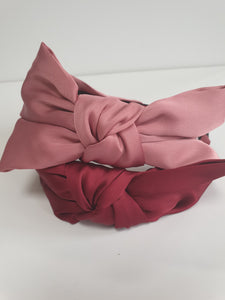 Side Bow Satin Headband