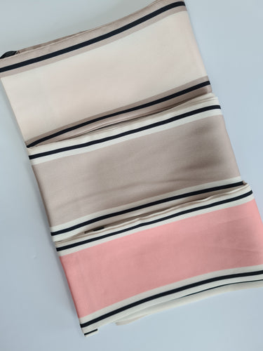 Solid Colour with Border Scarf Bands