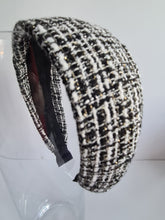 Load image into Gallery viewer, Wide Tweed Headband