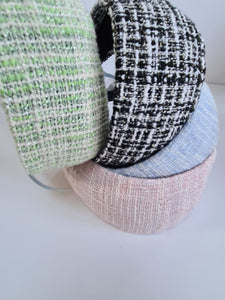 Wide Tweed Headband