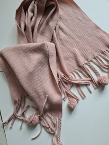 Super-soft Scarf Wrap with Tassels