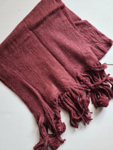 Super-soft Scarf Wrap with Tassels