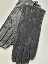 Load image into Gallery viewer, Leather lace gloves
