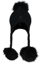 Load image into Gallery viewer, Bowtique London - 3 Pompom Hat