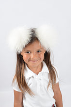 Load image into Gallery viewer, Bowtique london 2 pom fur headband