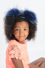 Load image into Gallery viewer, Bowtique london 2 pom fur headband