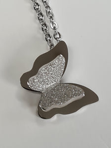 Stainless Steel - Butterfly Necklace